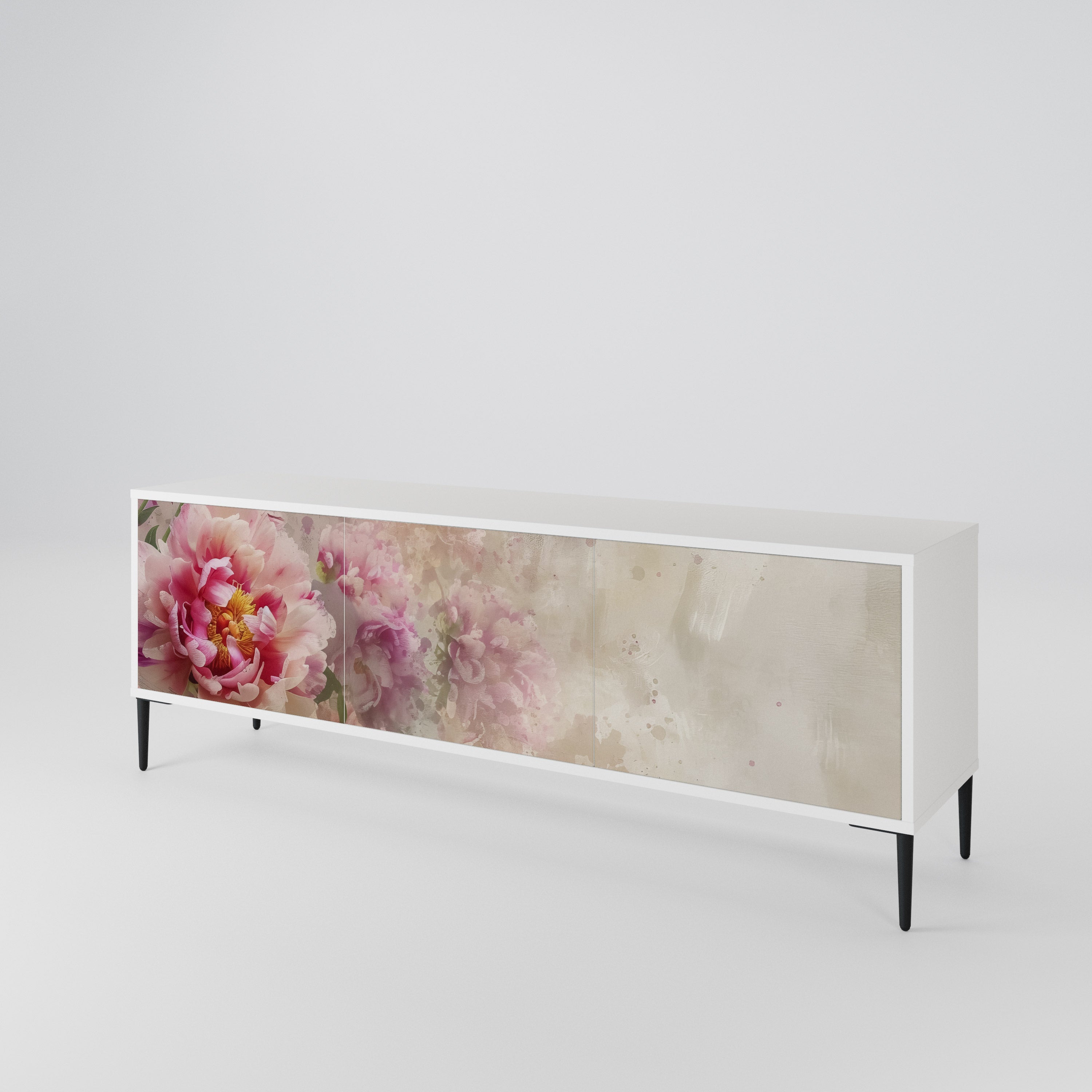 PEONY WHISPER 3-Door TV Cabinet