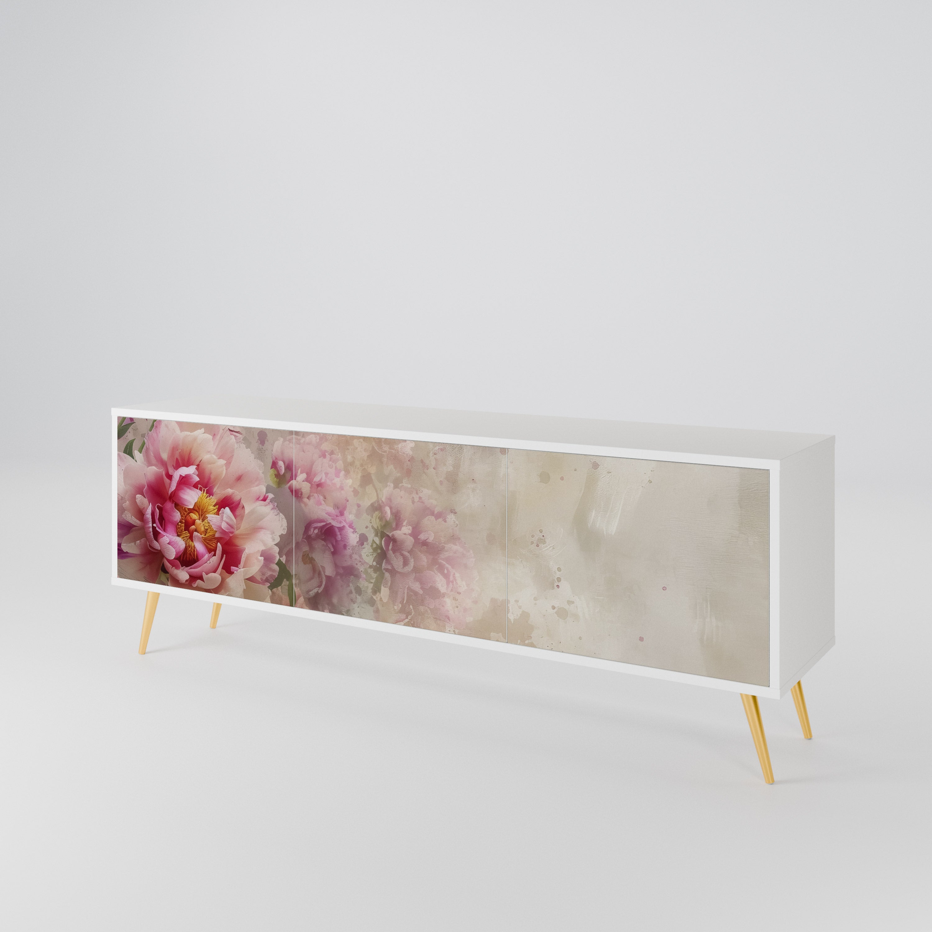 PEONY WHISPER 3-Door TV Cabinet