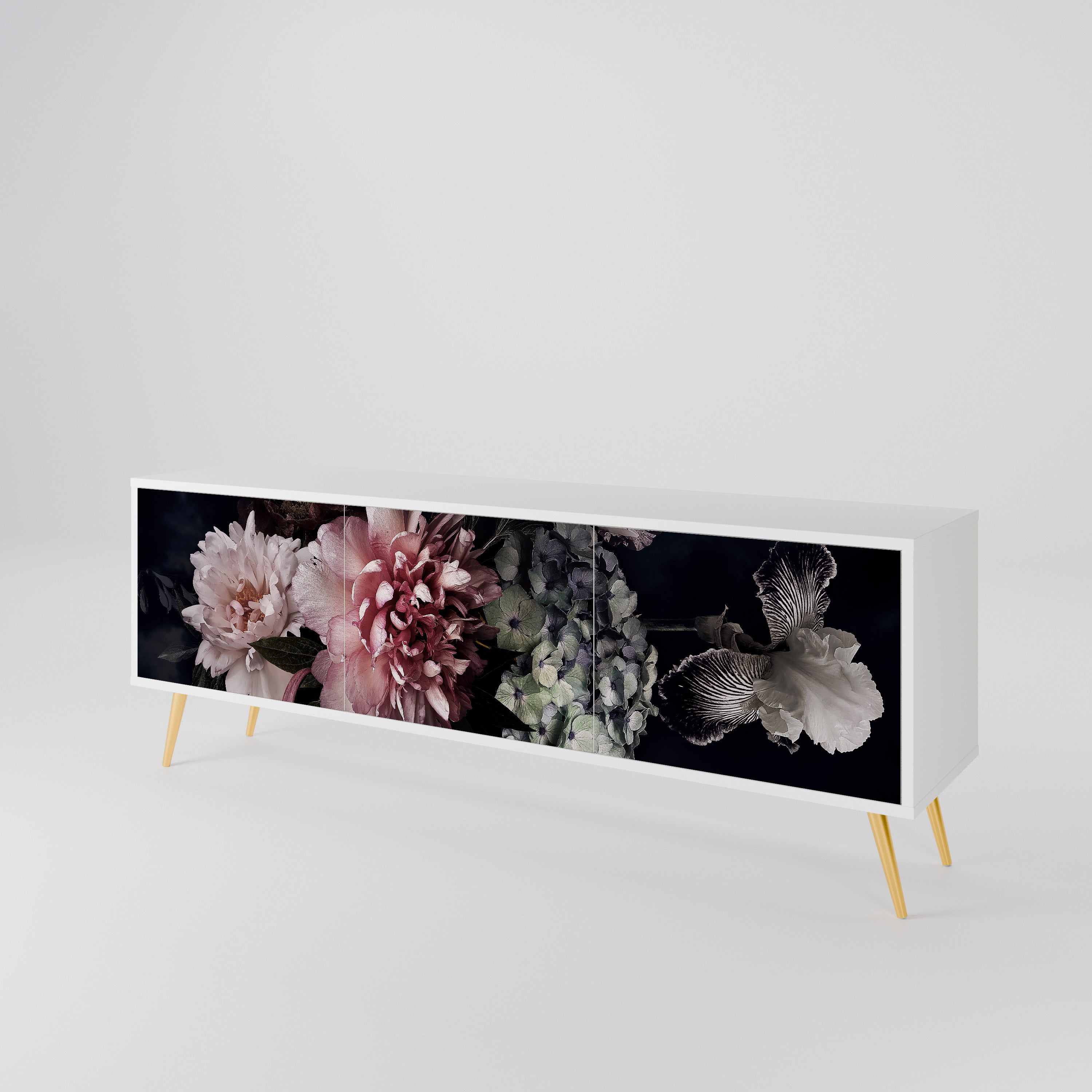 PURE BLOSSOM 3-Door TV Cabinet