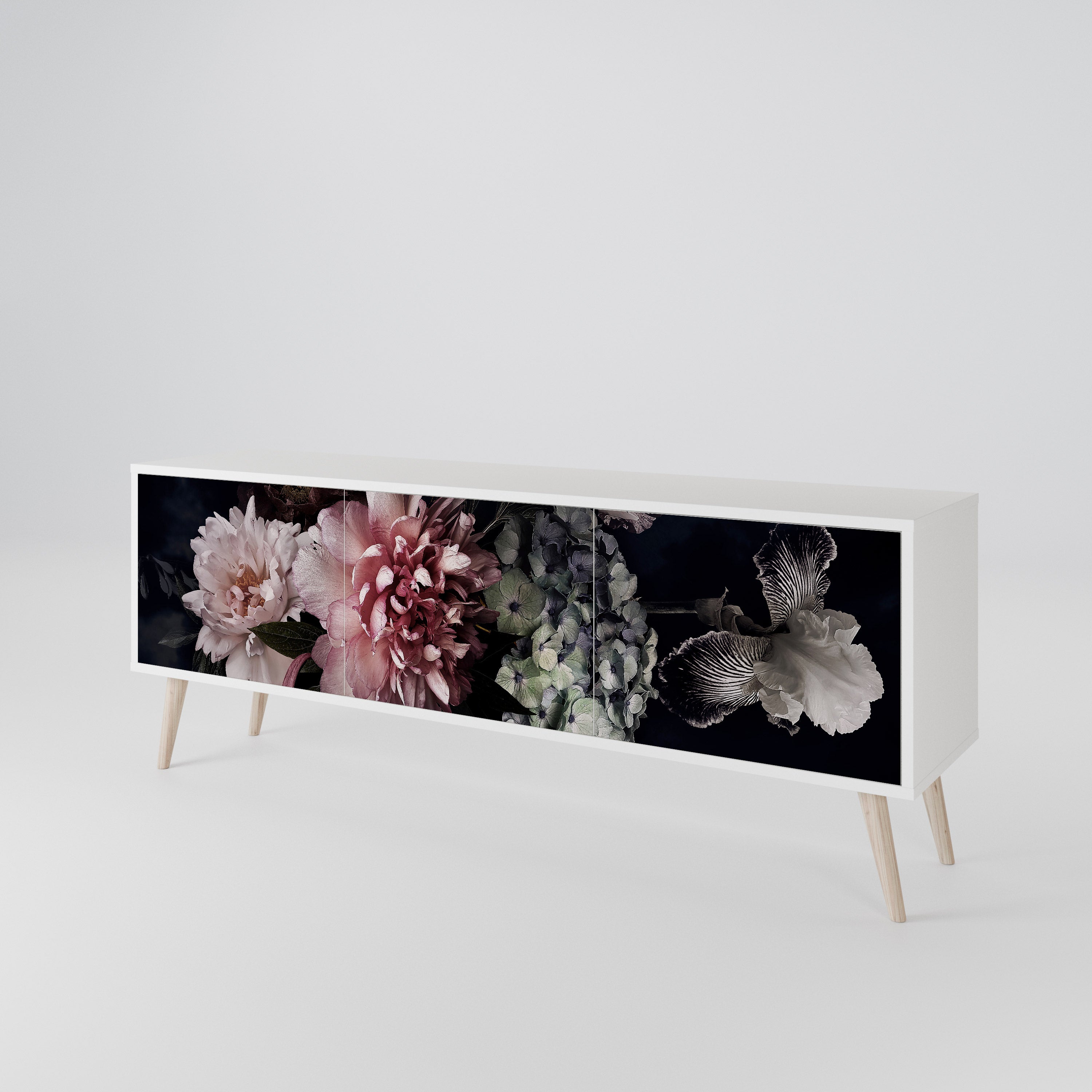 PURE BLOSSOM 3-Door TV Cabinet