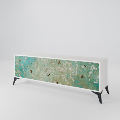 BLOOMING CHARM 3-Door TV Cabinet