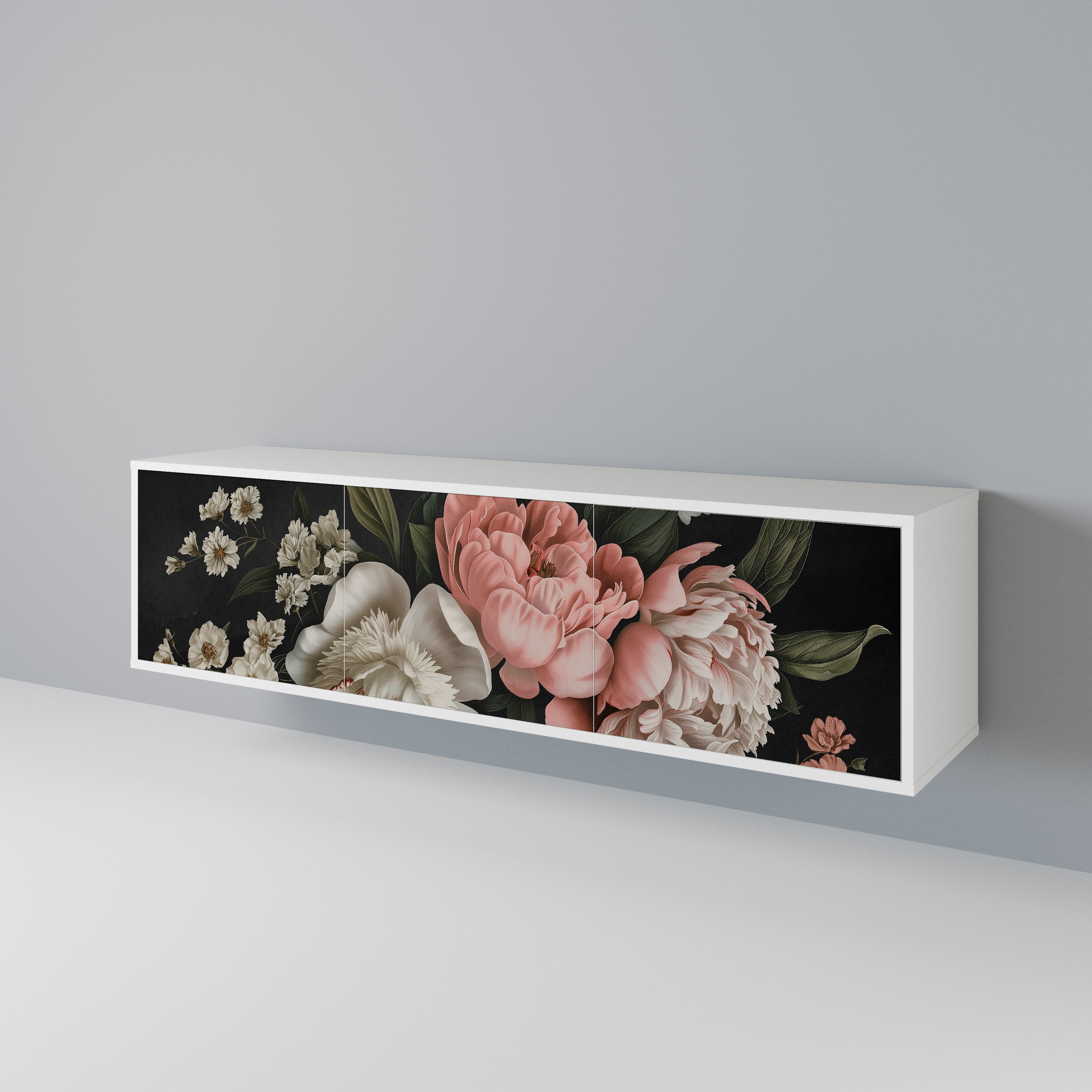 LUSH ELEGANCE 3-Door TV Cabinet