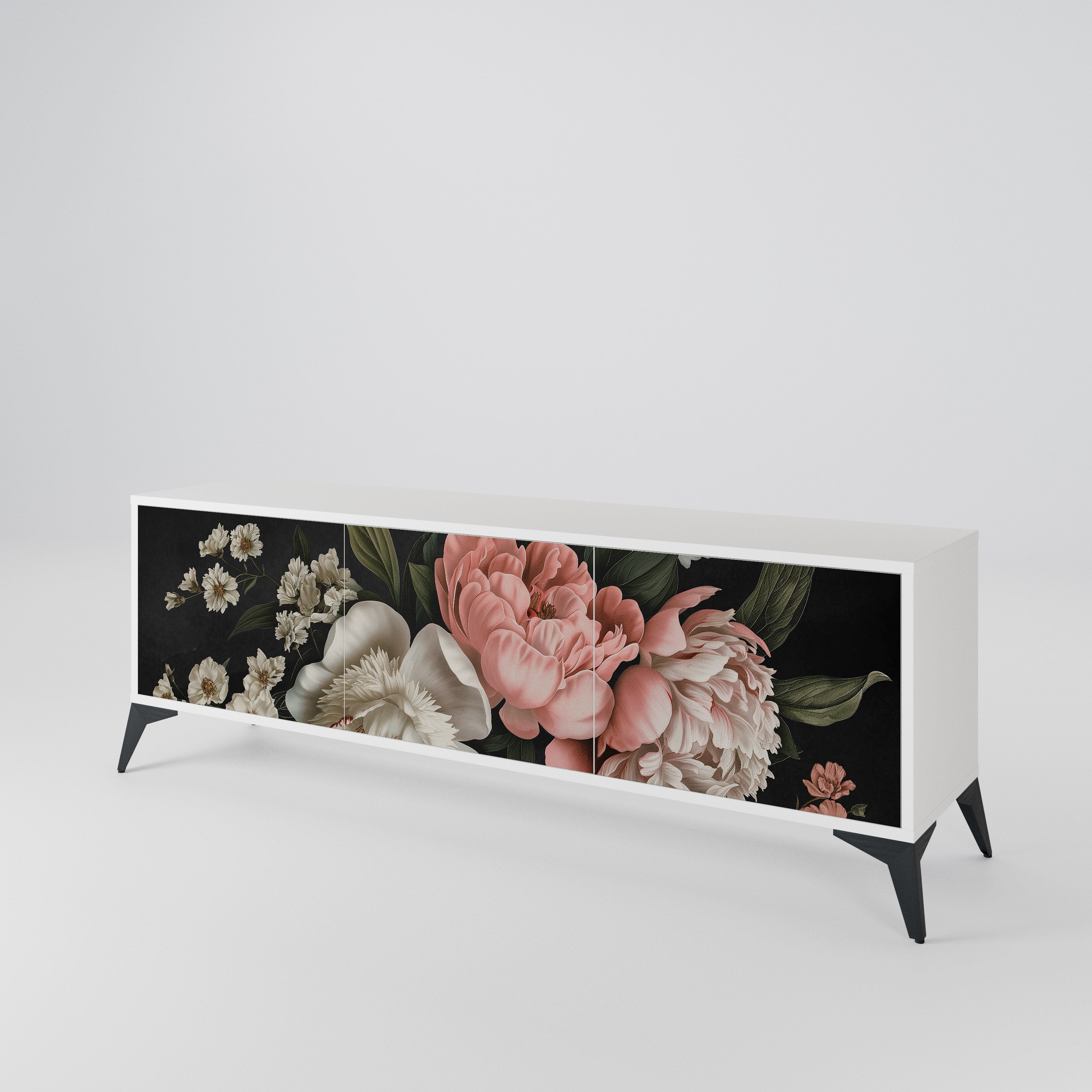 LUSH ELEGANCE 3-Door TV Cabinet