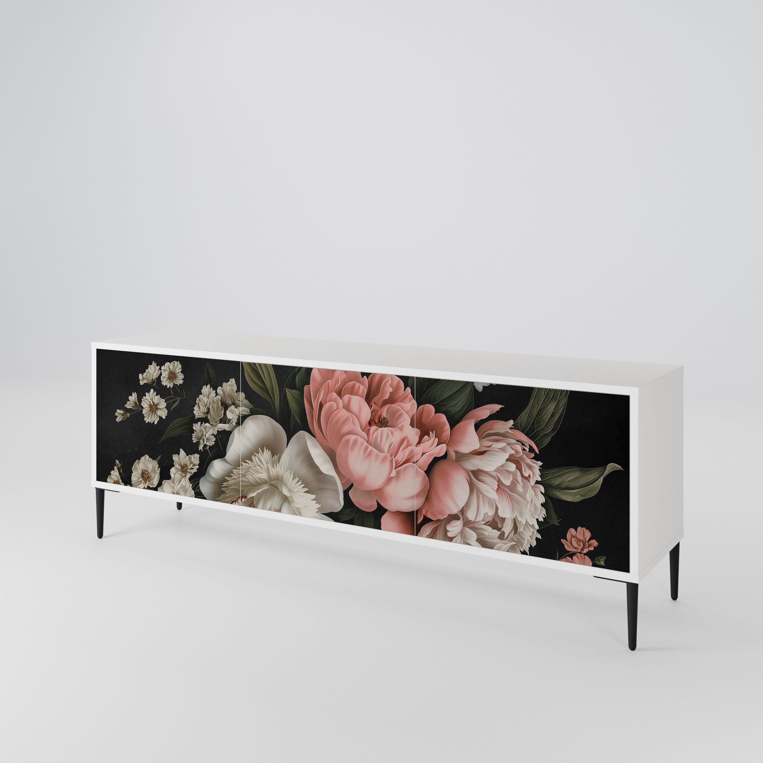 LUSH ELEGANCE 3-Door TV Cabinet