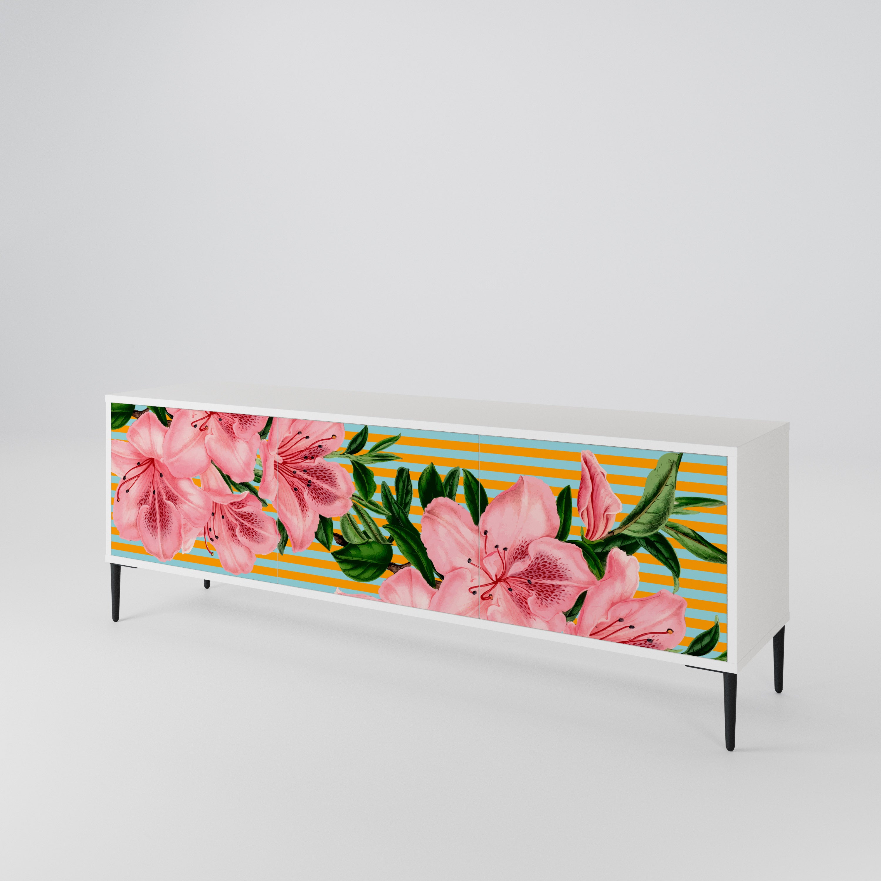 FRAGILE BEAUTY 3-Door TV Cabinet