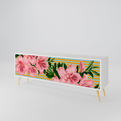 FRAGILE BEAUTY 3-Door TV Cabinet