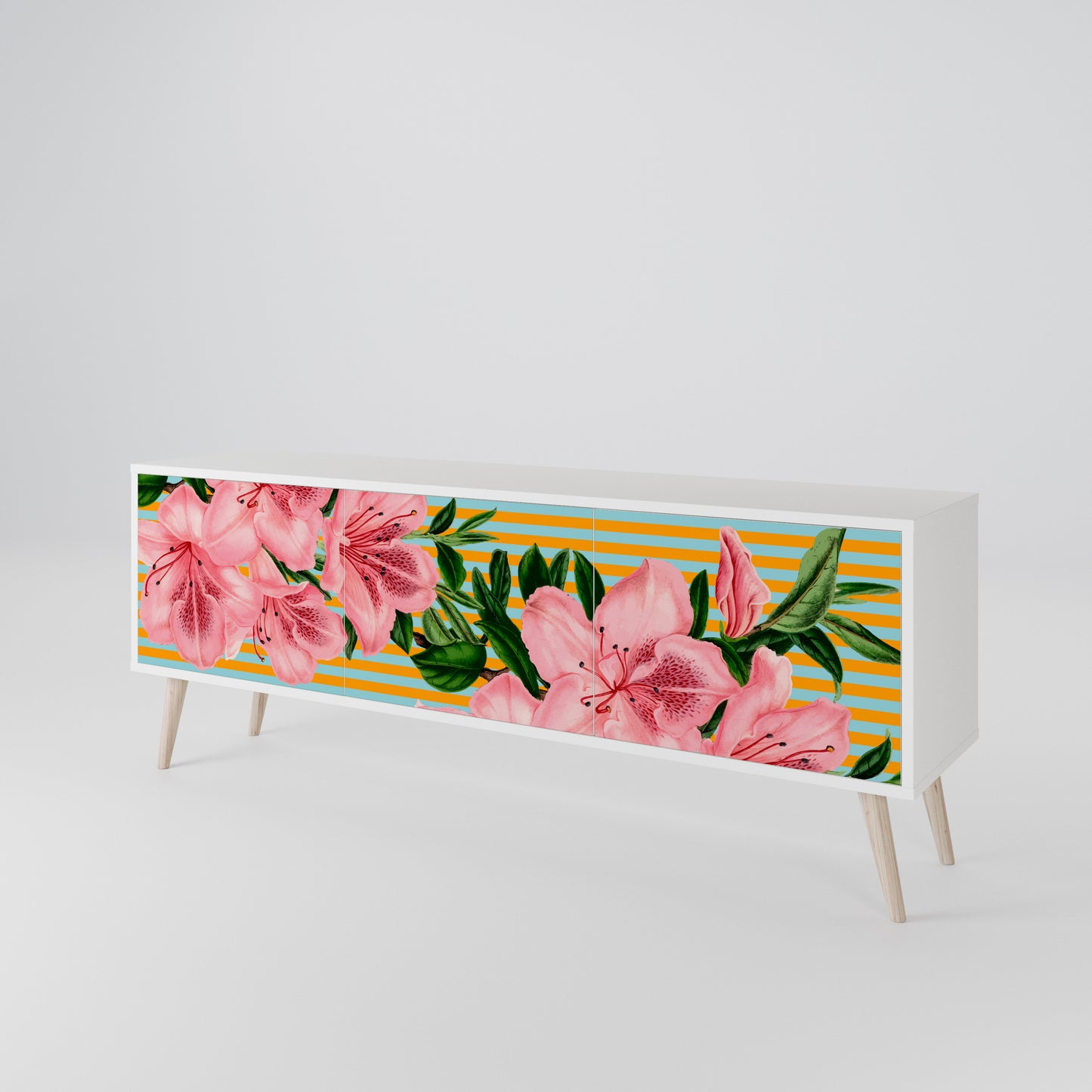 FRAGILE BEAUTY 3-Door TV Cabinet