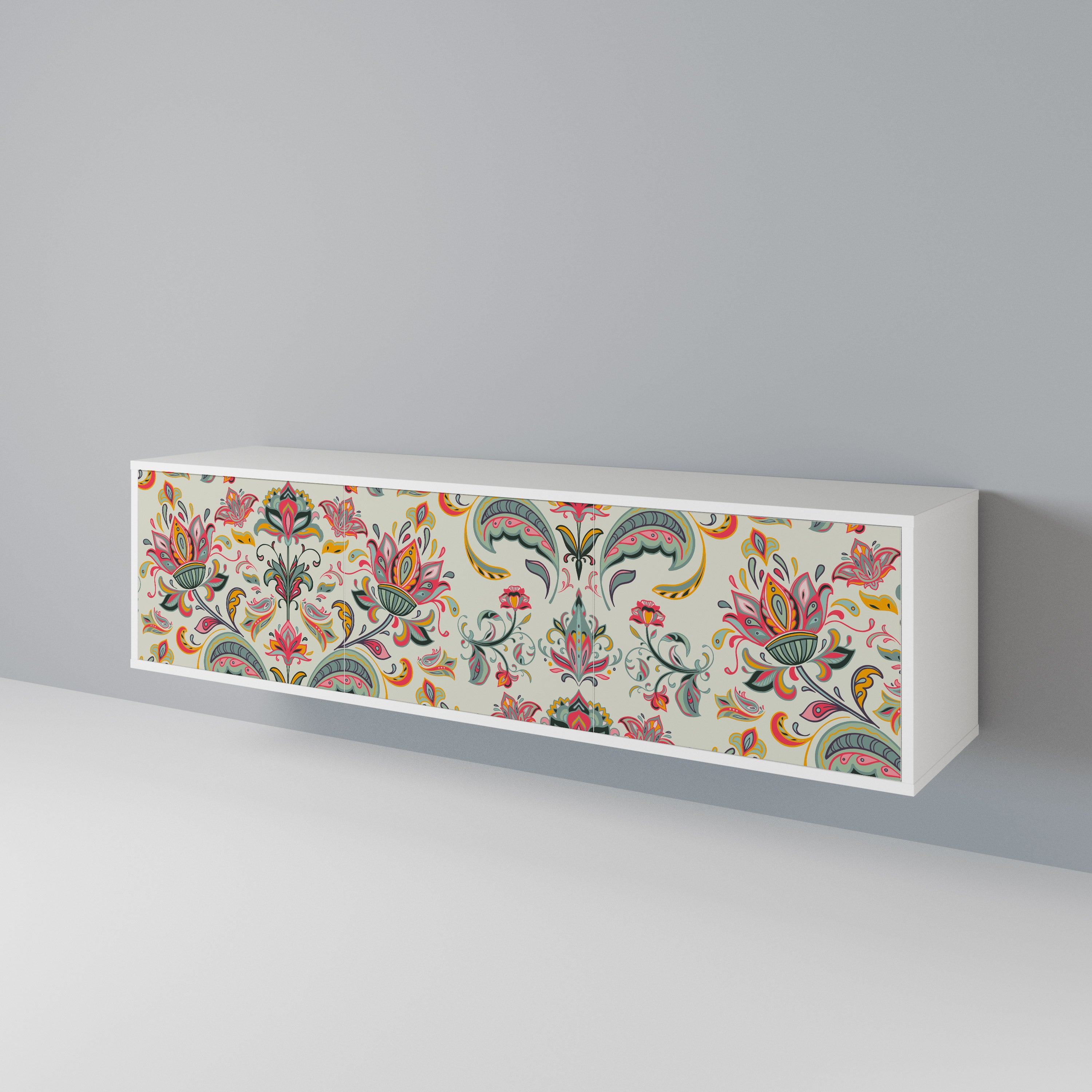 ORGANIC FOLKLORE 3-Door TV Cabinet