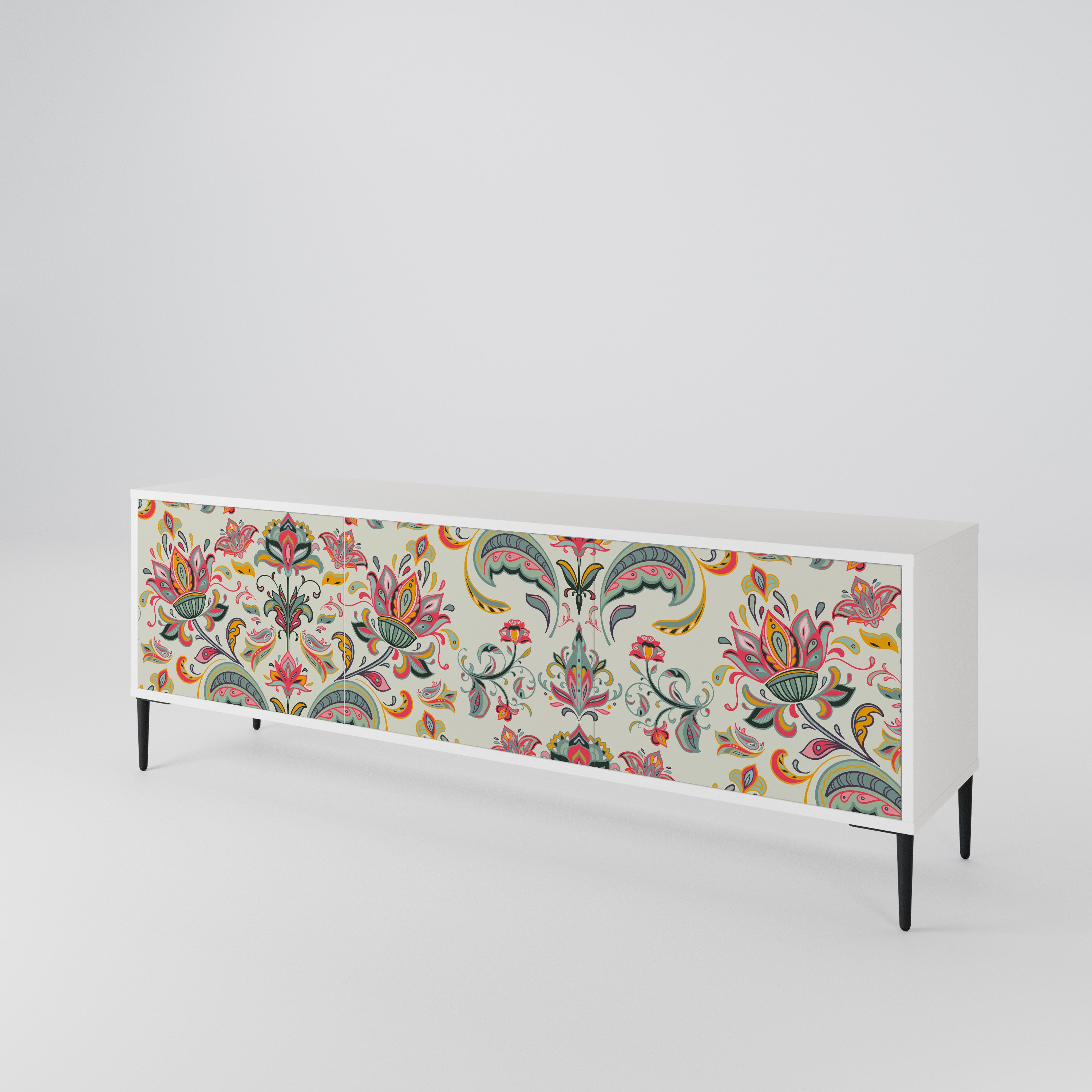 ORGANIC FOLKLORE 3-Door TV Cabinet