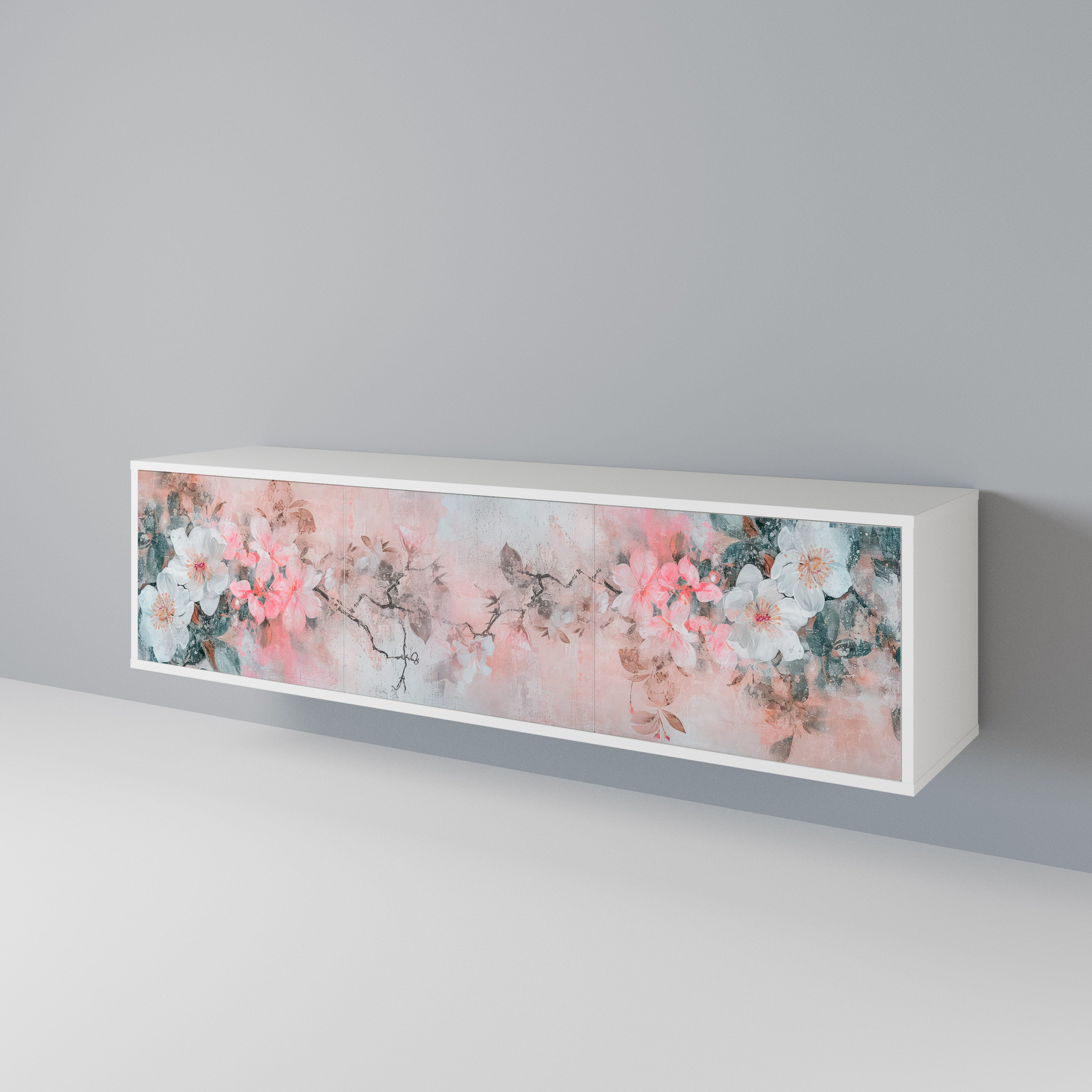CHERRY BLOSSOM 3-Door TV Cabinet