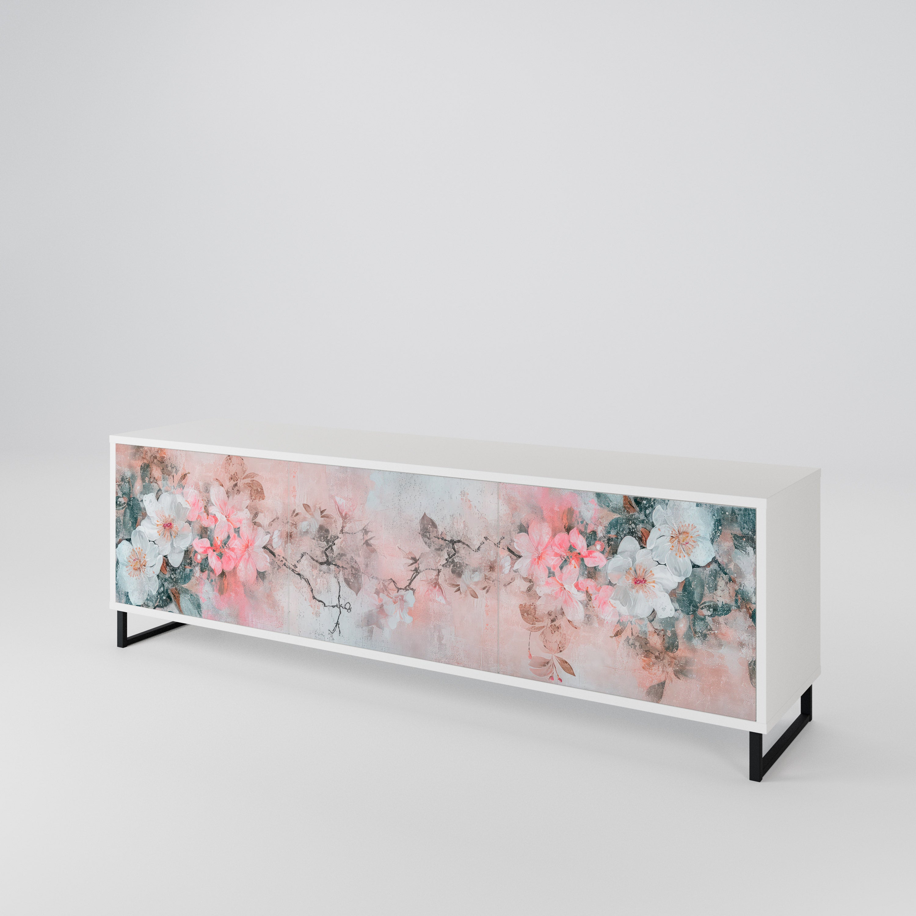 CHERRY BLOSSOM 3-Door TV Cabinet