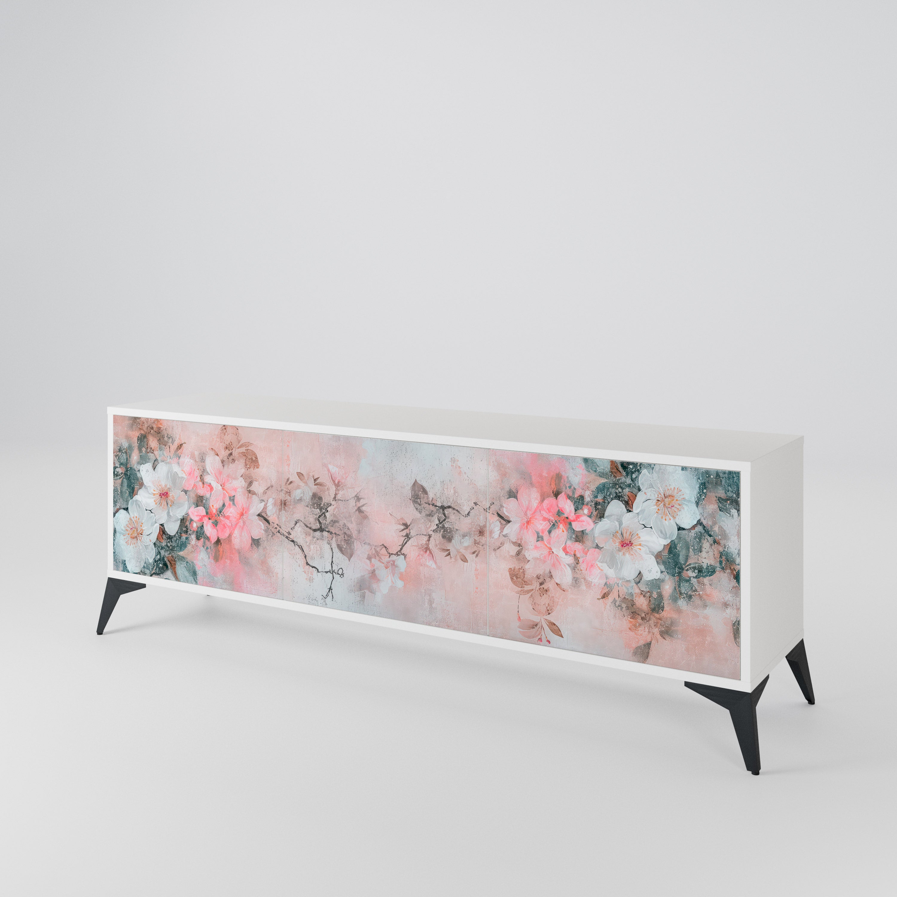 CHERRY BLOSSOM 3-Door TV Cabinet