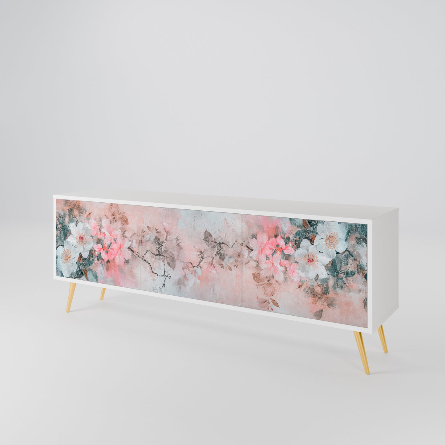 CHERRY BLOSSOM 3-Door TV Cabinet