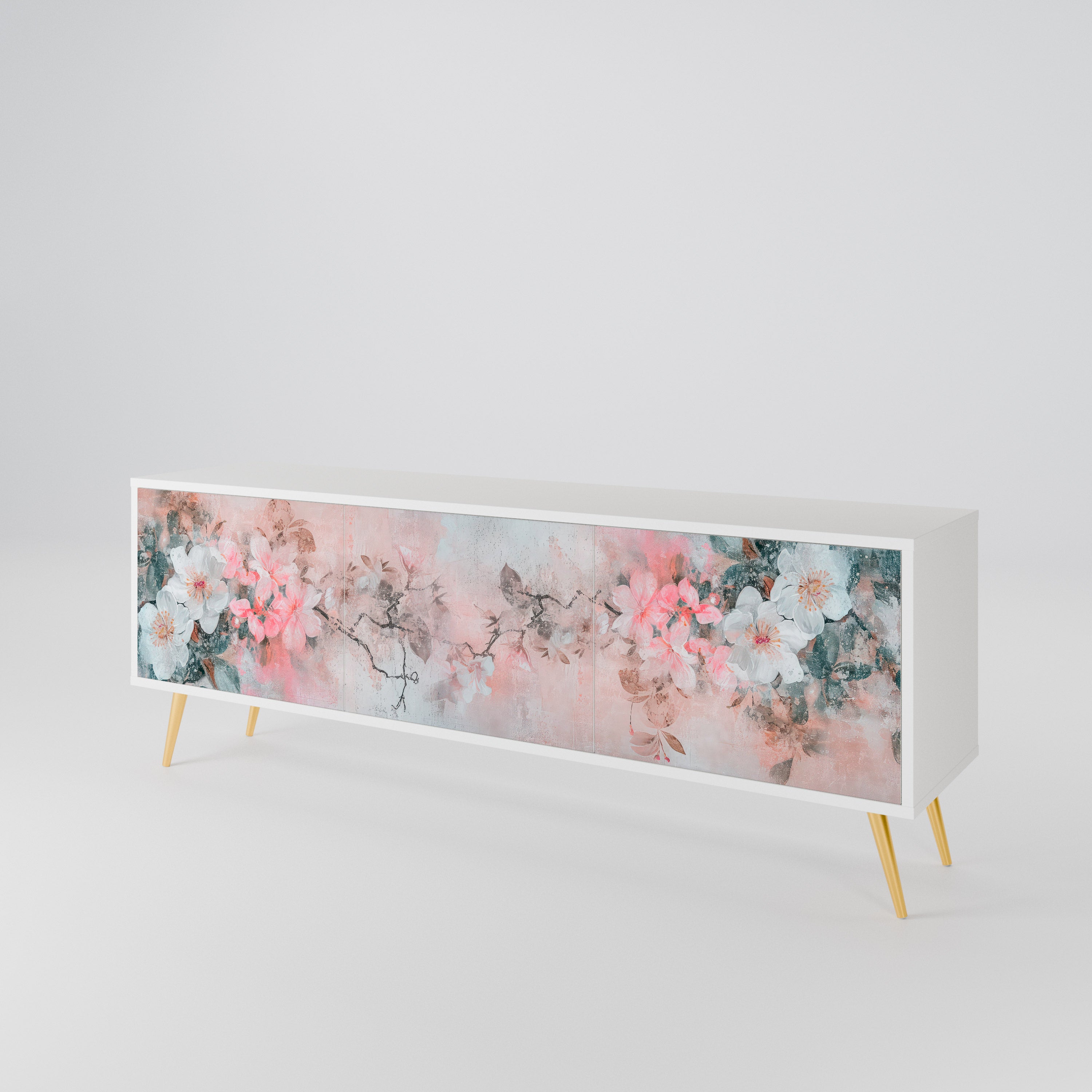 CHERRY BLOSSOM 3-Door TV Cabinet