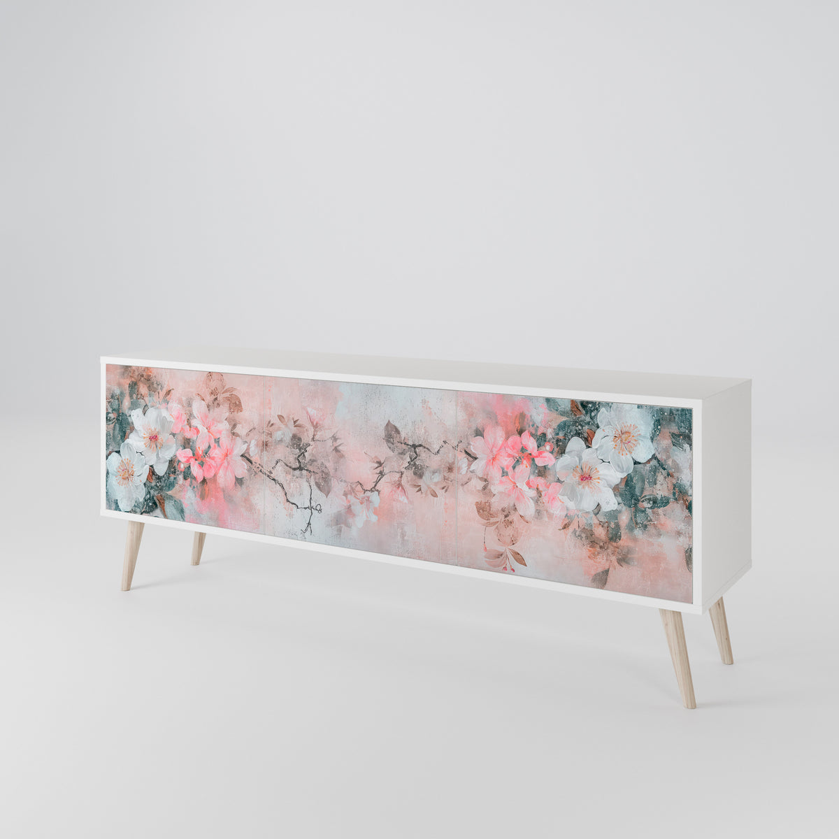 CHERRY BLOSSOM 3-Door TV Cabinet