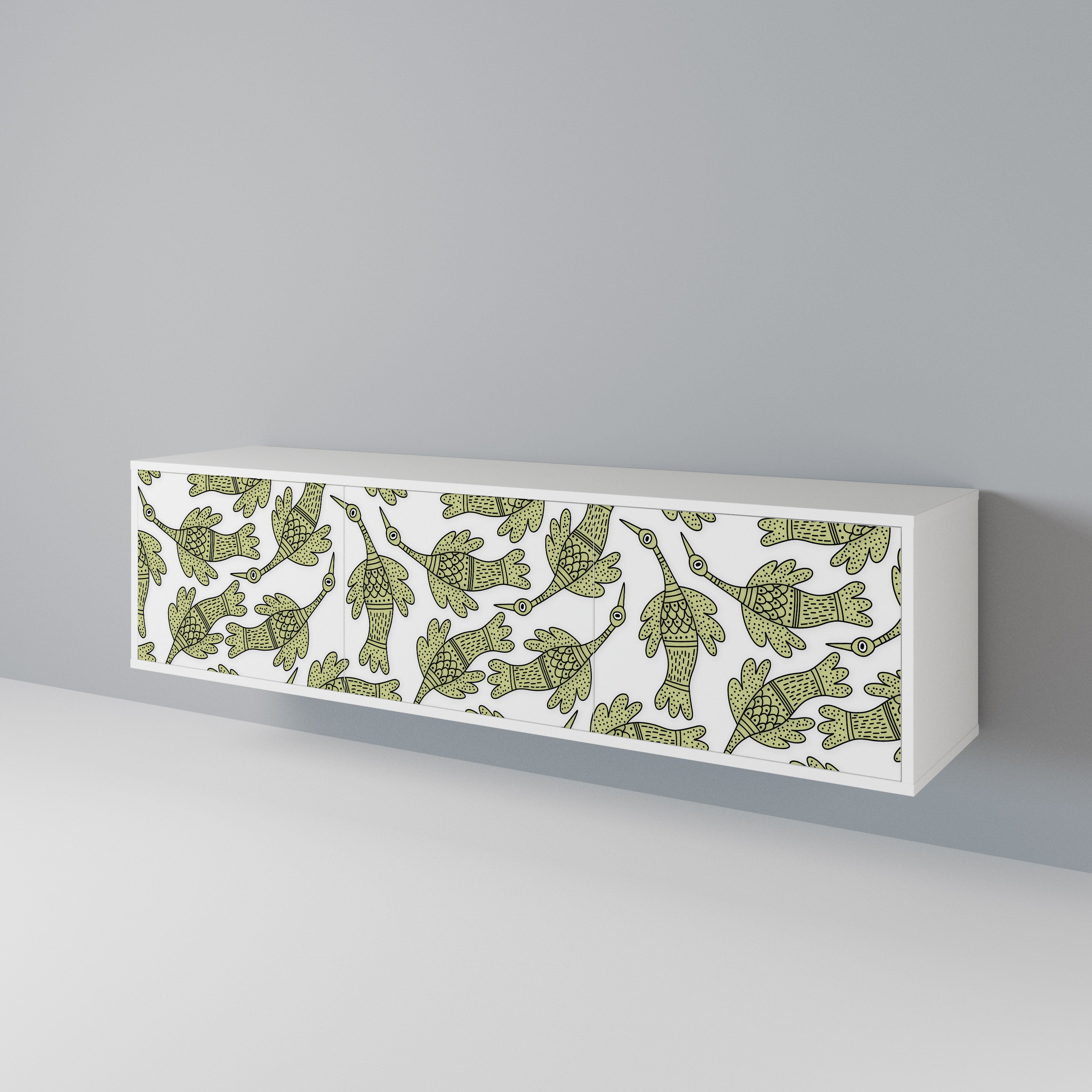 SEEDLING SONGBIRD 3-Door TV Cabinet