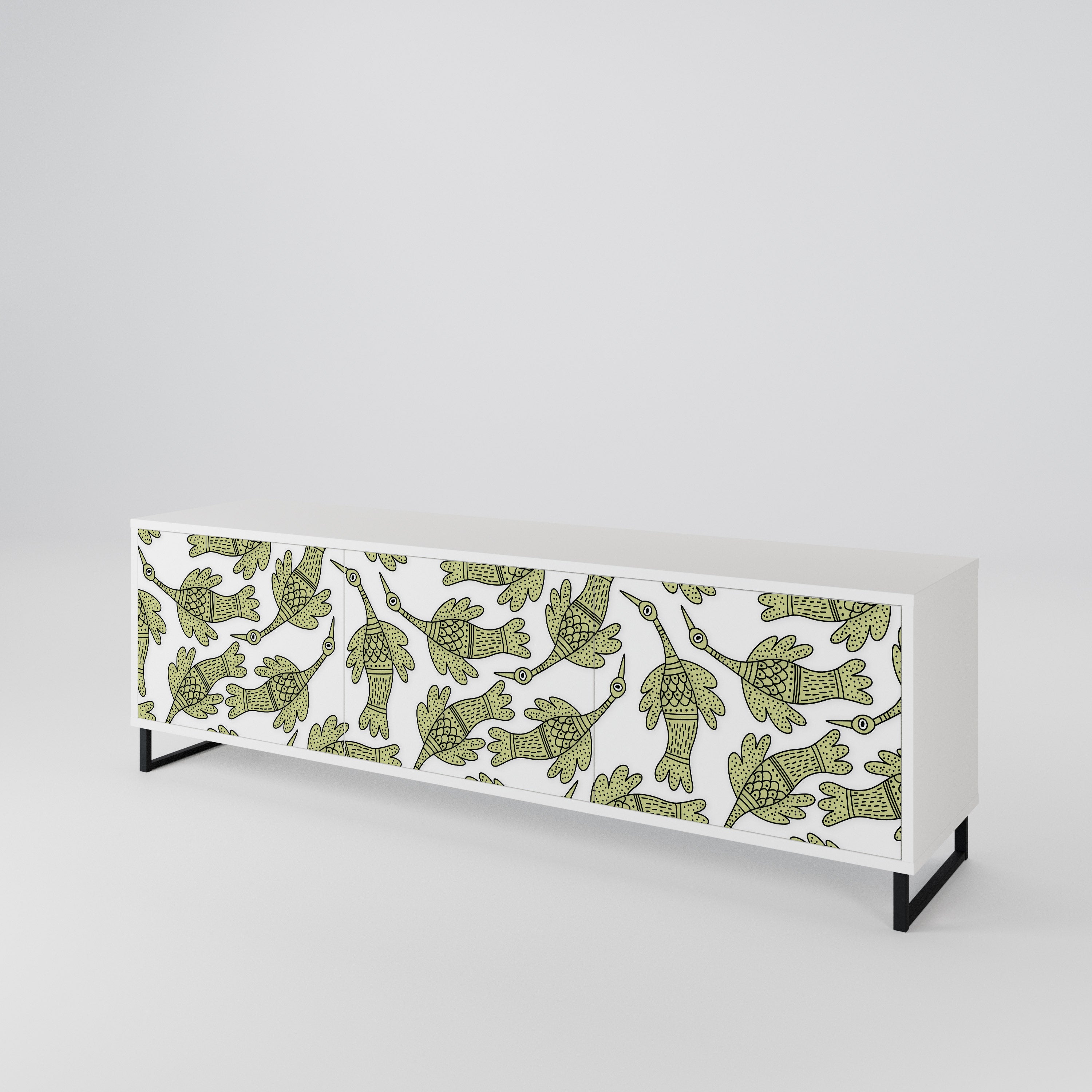 SEEDLING SONGBIRD 3-Door TV Cabinet