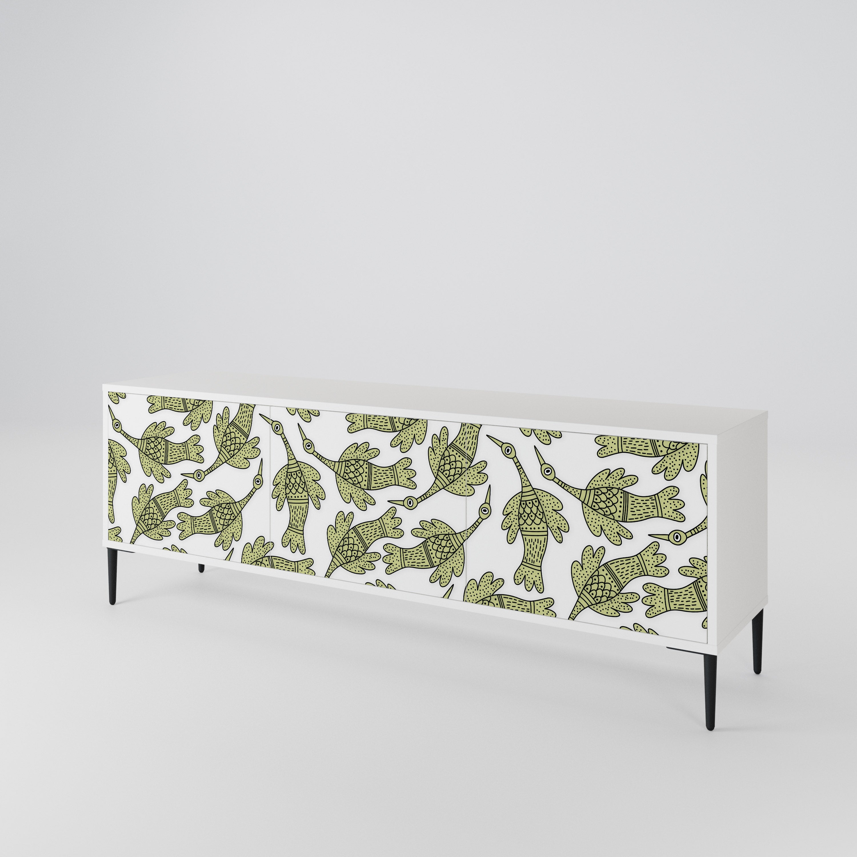 SEEDLING SONGBIRD 3-Door TV Cabinet