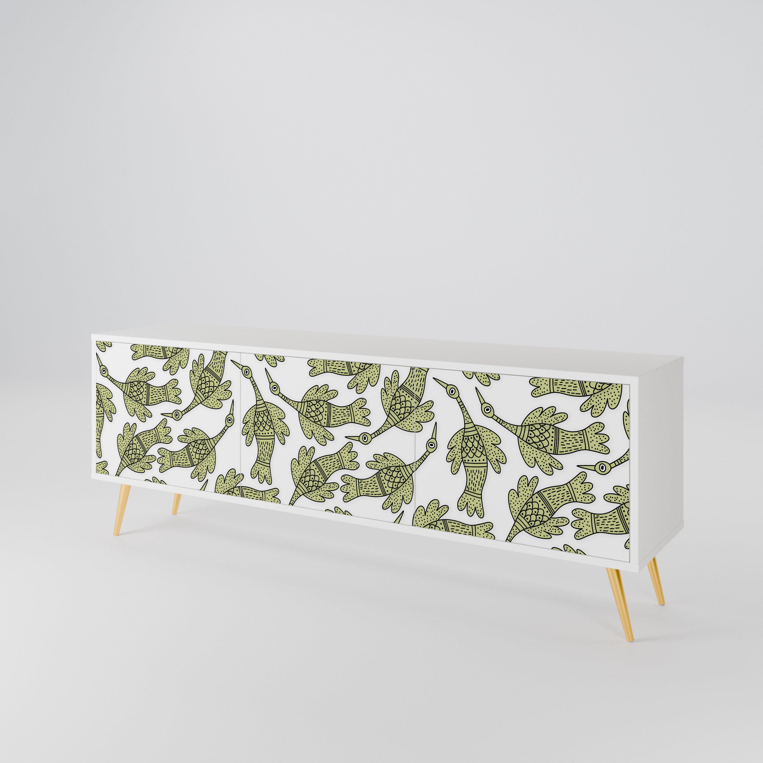 SEEDLING SONGBIRD 3-Door TV Cabinet