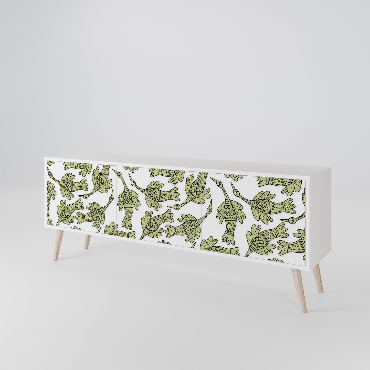 SEEDLING SONGBIRD 3-Door TV Cabinet