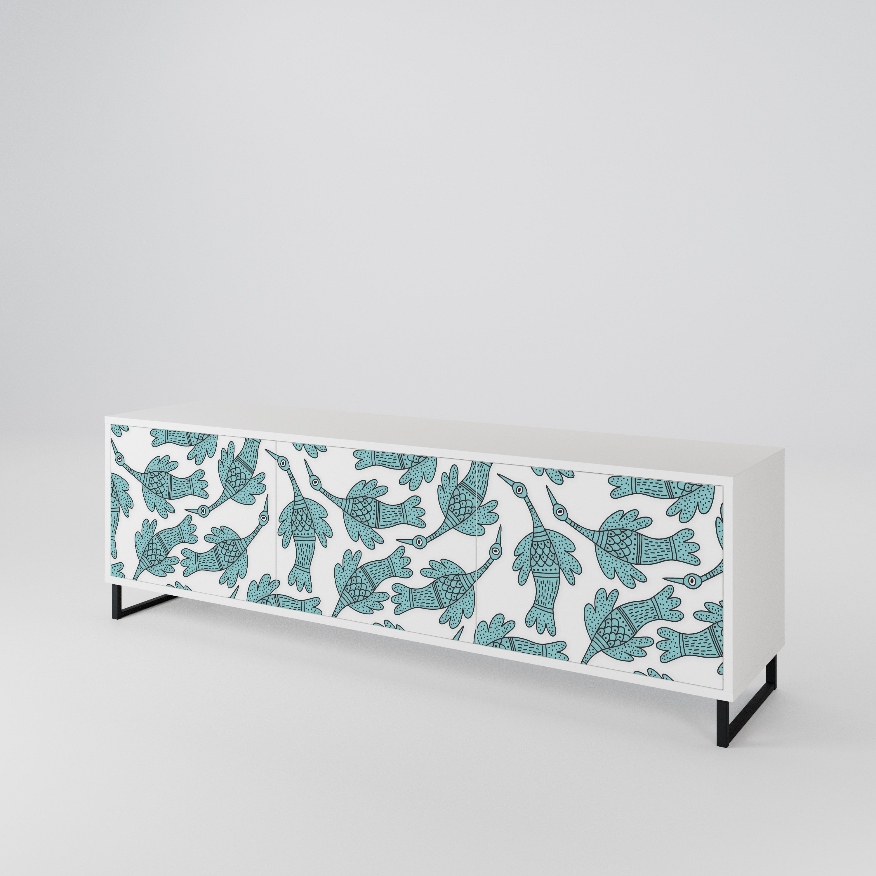 WATERSPOUT SONGIBIRD 3-Door TV Cabinet