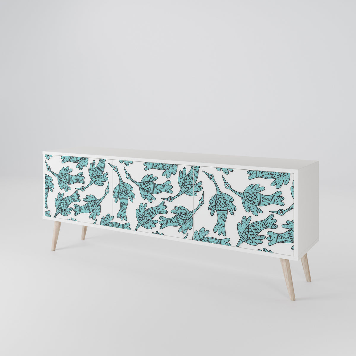 WATERSPOUT SONGIBIRD 3-Door TV Cabinet