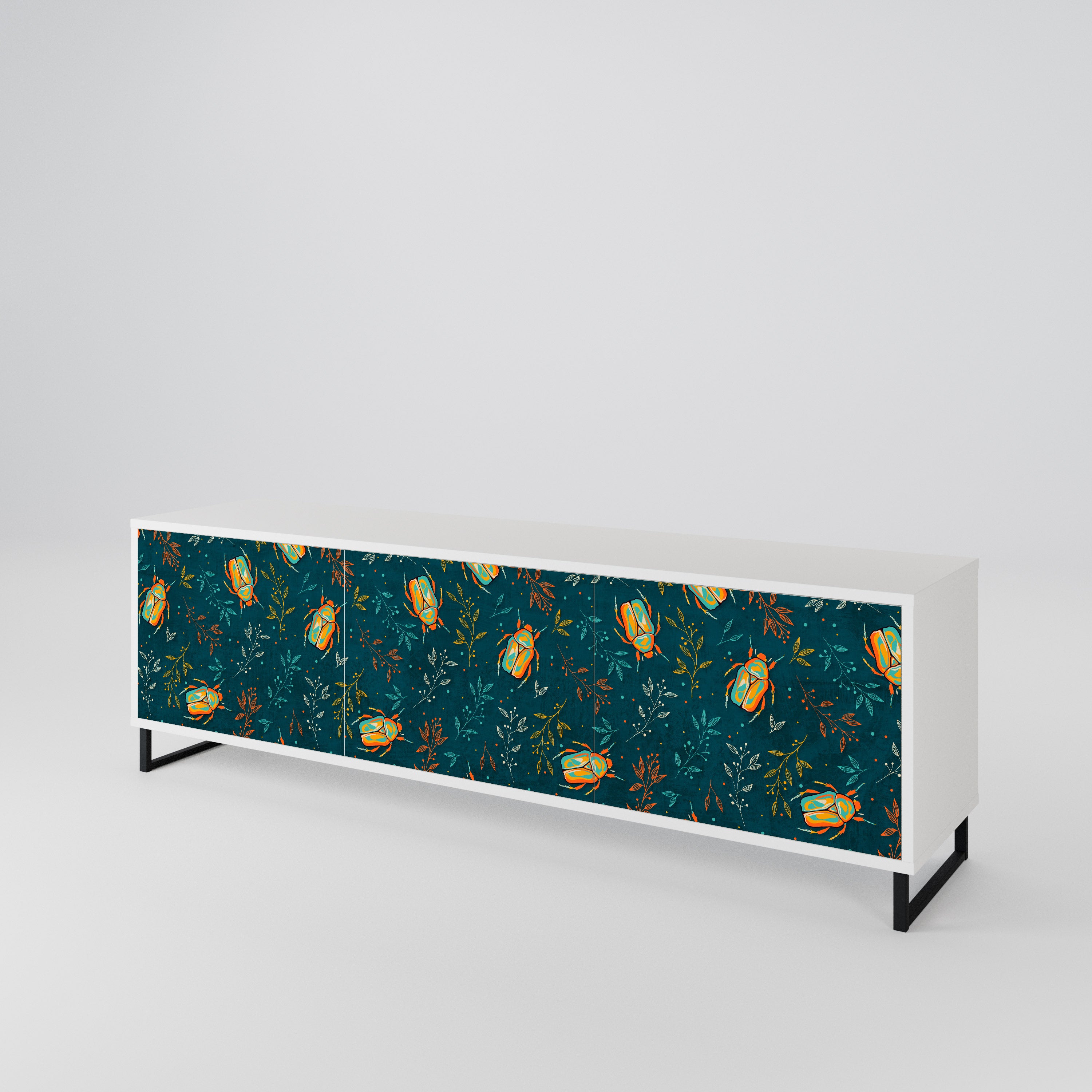 AUTUMN INSECTS 3-Door TV Cabinet