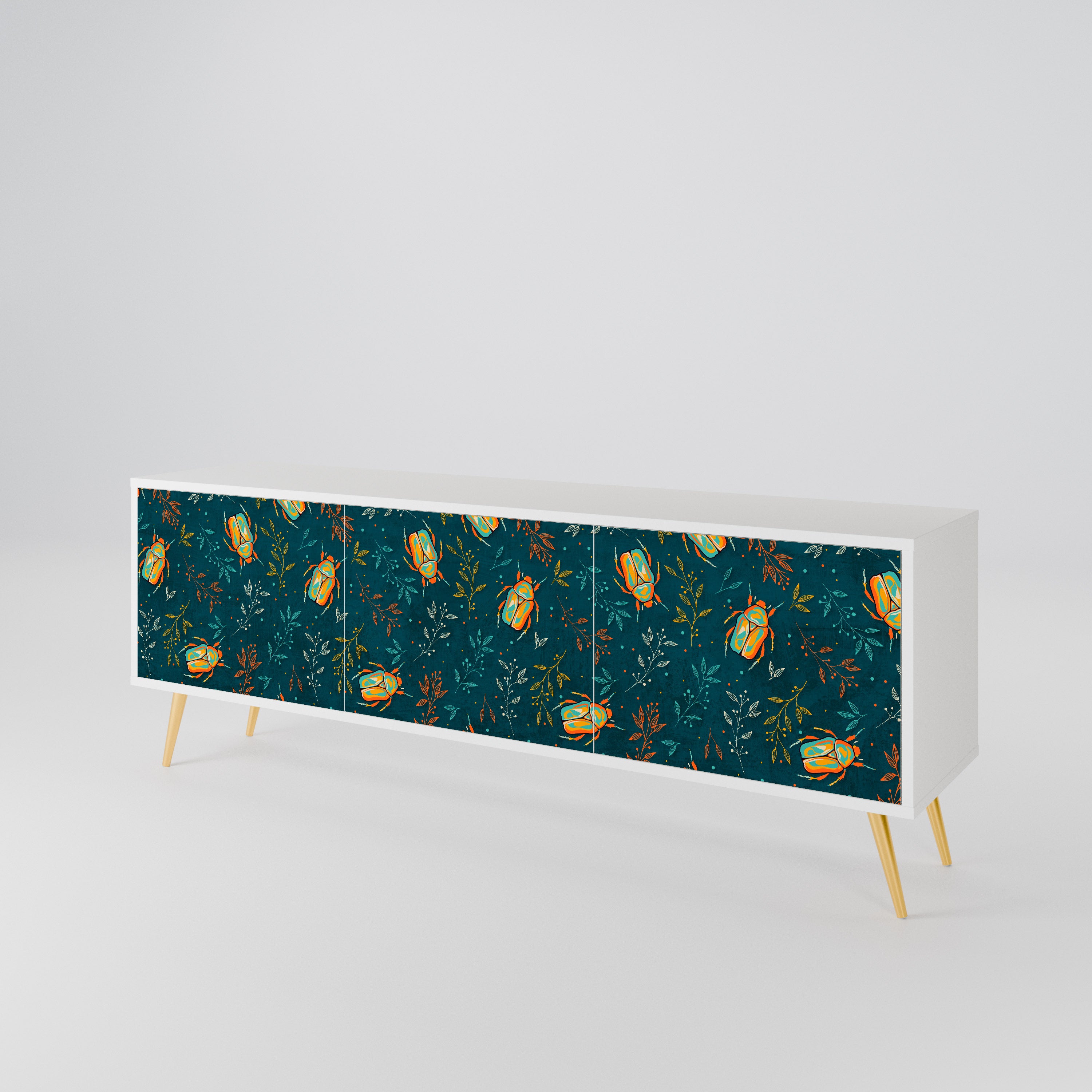 AUTUMN INSECTS 3-Door TV Cabinet