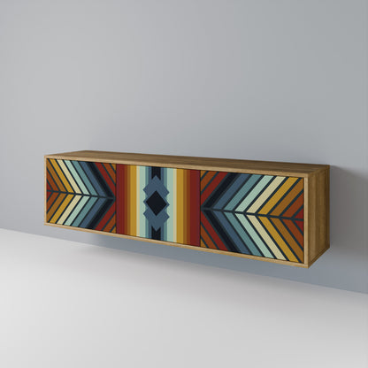 INDIGENOUS ZIGZAG 3-Door TV Cabinet
