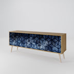 CUBIC MIST 3-Door TV Cabinet