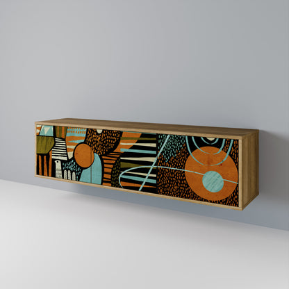 GEODE GLIMMER 3-Door TV Cabinet