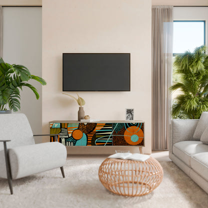 GEODE GLIMMER 3-Door TV Cabinet