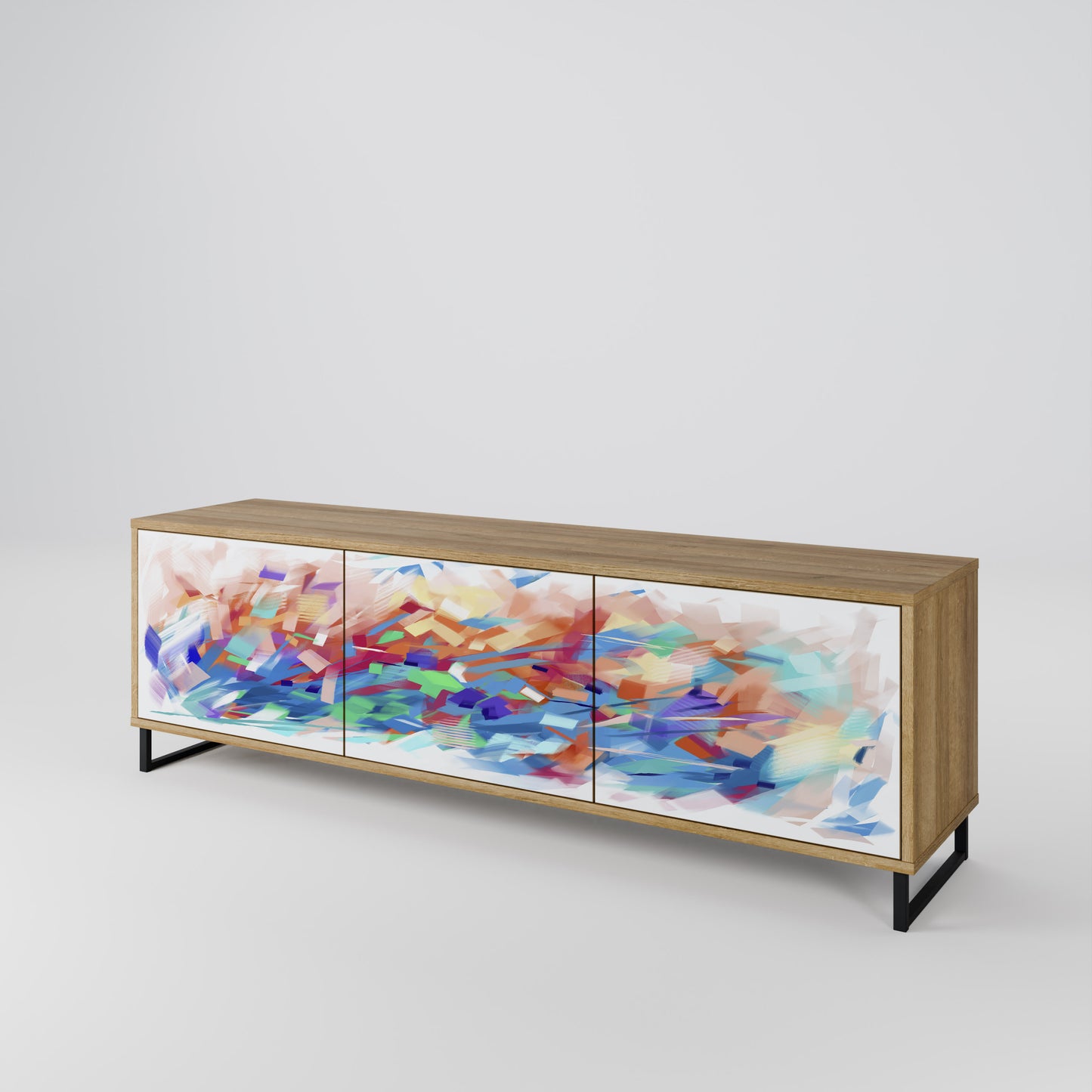 FINESSE MASH-UP 3-Door TV Cabinet