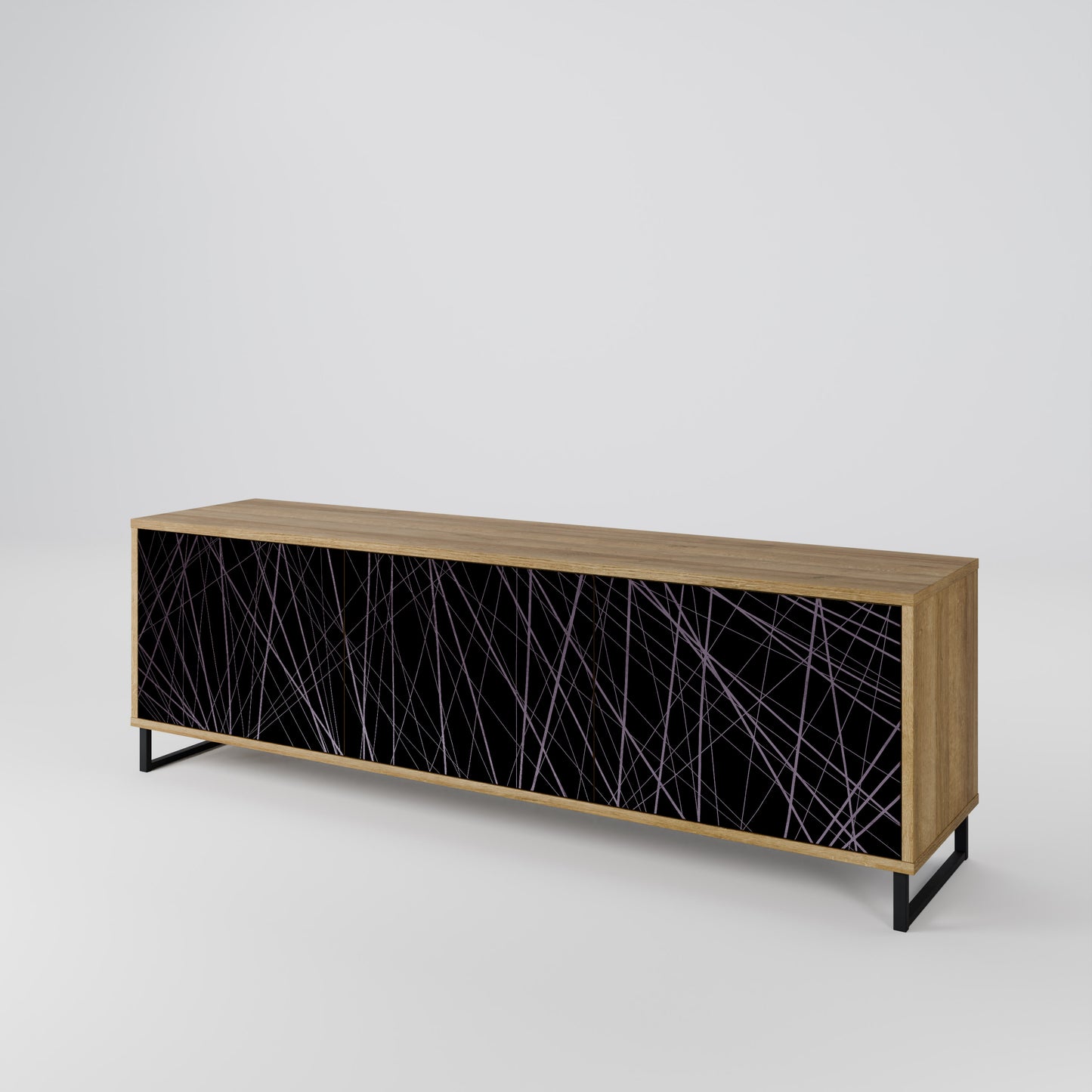 SHIMMER SPIDERGRAM 3-Door TV Cabinet
