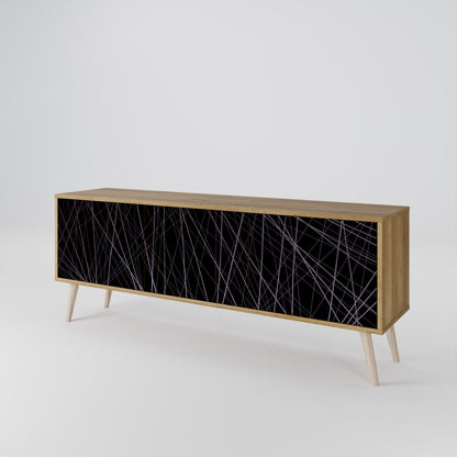 SHIMMER SPIDERGRAM 3-Door TV Cabinet