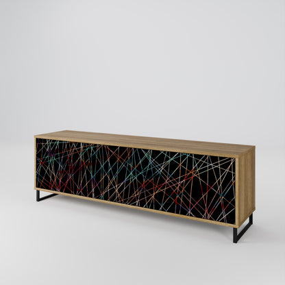 LUMINOUS SNARE 3-Door TV Cabinet