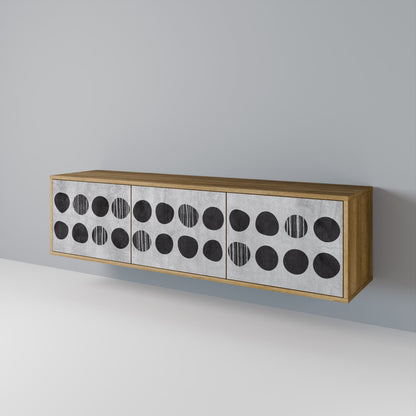 GHOSTLY GRADIENTS 3-Door TV Cabinet