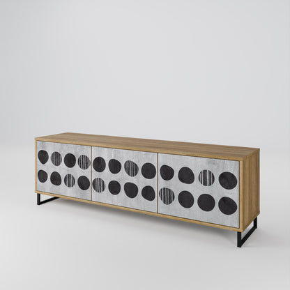 GHOSTLY GRADIENTS 3-Door TV Cabinet