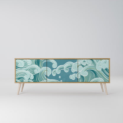 ASIAN SWAY 3-Door TV Cabinet