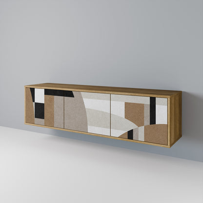 DELICATE MEMENTO 3-Door TV Cabinet