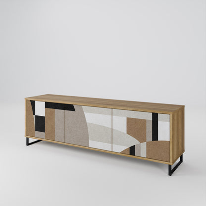 DELICATE MEMENTO 3-Door TV Cabinet
