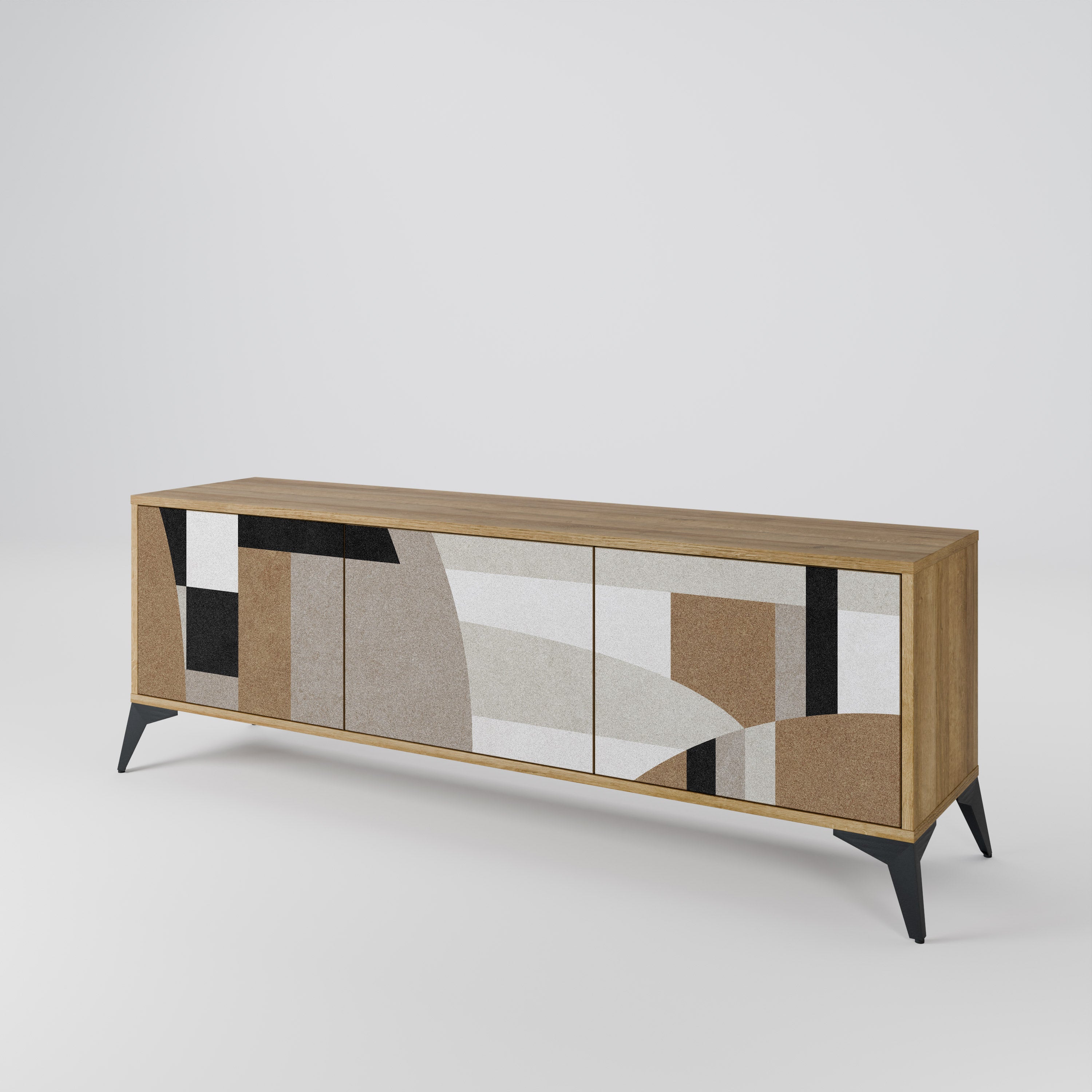 DELICATE MEMENTO 3-Door TV Cabinet