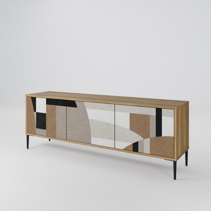DELICATE MEMENTO 3-Door TV Cabinet