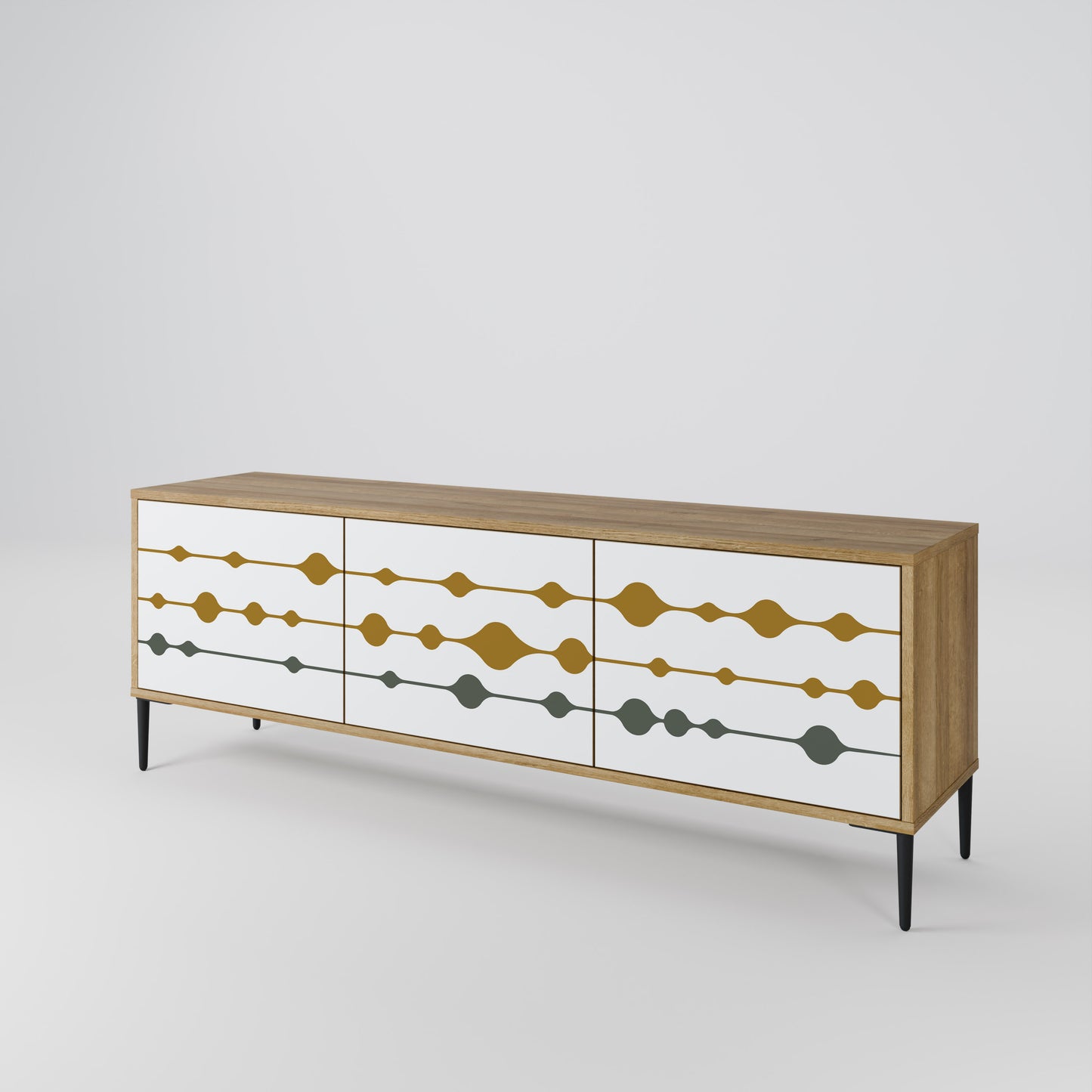 VIVID TONE 3-Door TV Cabinet