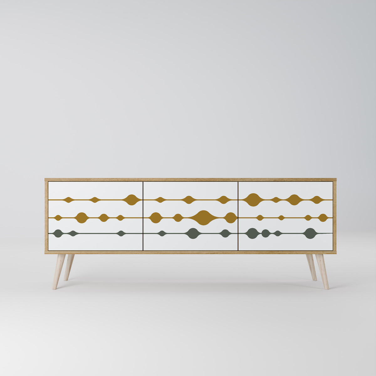 VIVID TONE 3-Door TV Cabinet