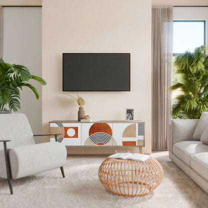 CIRCLE RHYTM 3-Door TV Cabinet