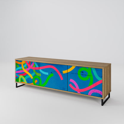 STREAMER TANGLE 3-Door TV Cabinet