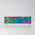 STREAMER TANGLE 3-Door TV Cabinet