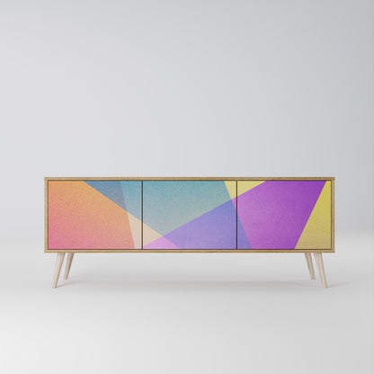 BRIGHT GEOMETRY 3-Door TV Cabinet