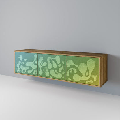 IRREGULAR BLUE 3-Door TV Cabinet